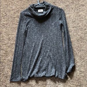 Boutique brand Turtleneck tunic gray sz S